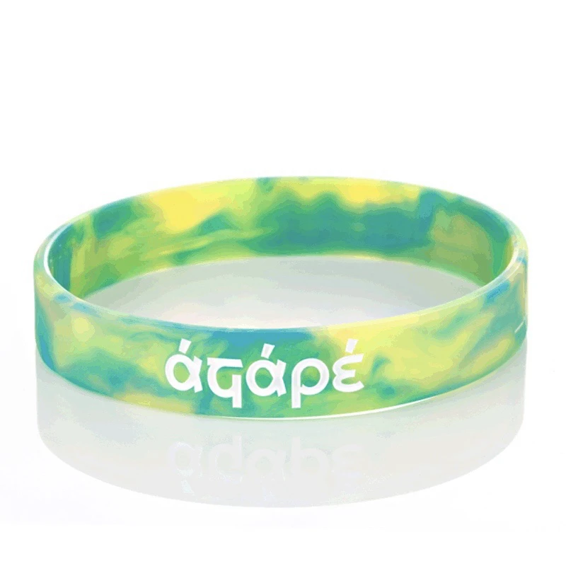 Custom print logo fashion sports running plastic pvc rubber silicone wristband bangle bracelet