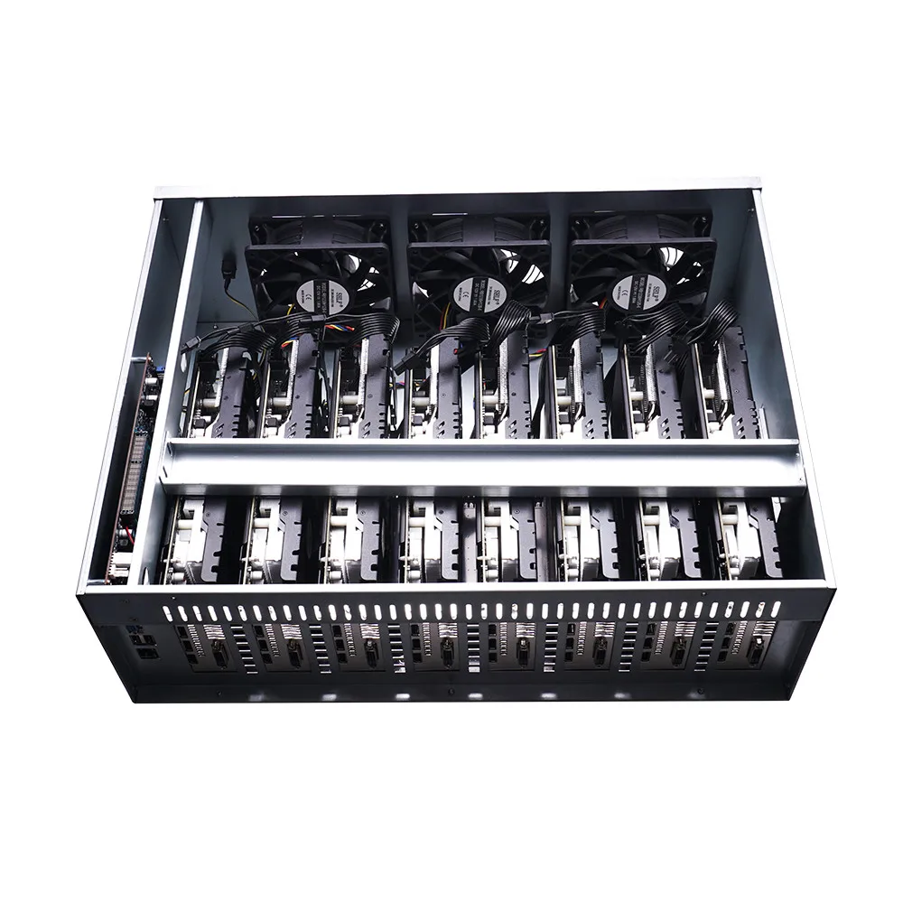 Lianli/OEM 8gpu Горнодобывающий корпус материнская плата для ETH майнинга биткоинов рамки rig