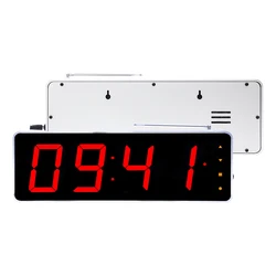 Wireless Voice Broadcast 4 Digits LED Display Metal Customer Number Restaurant Hospital Bank Management Queue Calling System