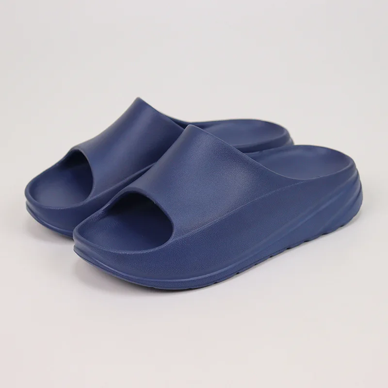 2024 New Summer Platform EVA Slippers with Massage Feature Thick Bottom Non-Slip Bathroom Home Slippers Wholesale