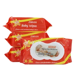 Hot sale ISO 9001 Certificated High Quality Nonwoven Hypoallergenic Sensitive Pure Baby Wipes