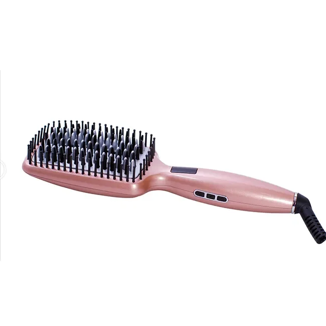 PTC Heating 50W Hair Beauty Tools Electric Ion 3 in 1 Hot Comb Straightener Electric Hair Straightener