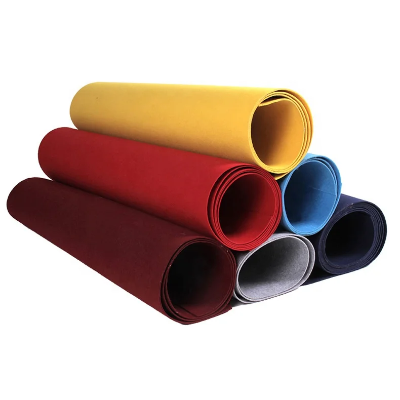 Wholesale High Quality Eco Friendly Polyester Waterproof Colored Felt Needle Punched Non Woven Fabric For Home Textile Garment