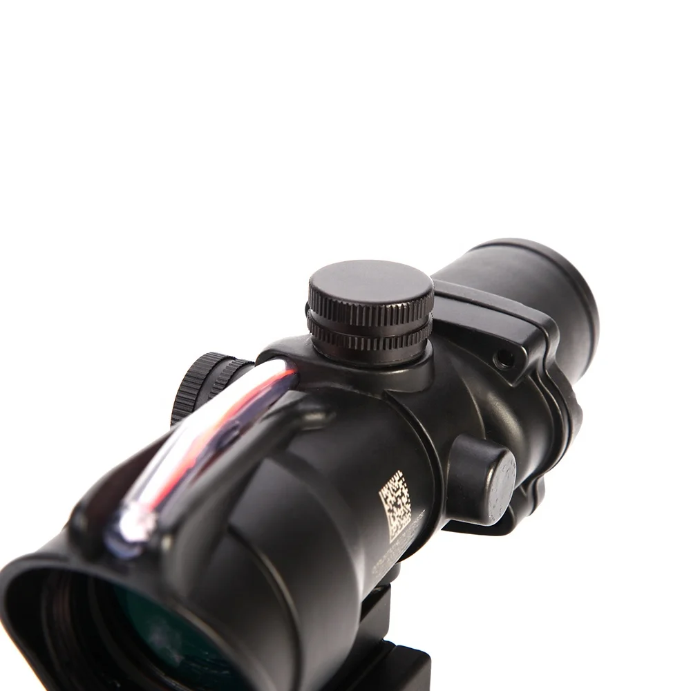 Оптический прицел LUGER ACOG 4X32 оптический с красной точкой и подсветкой тактический для