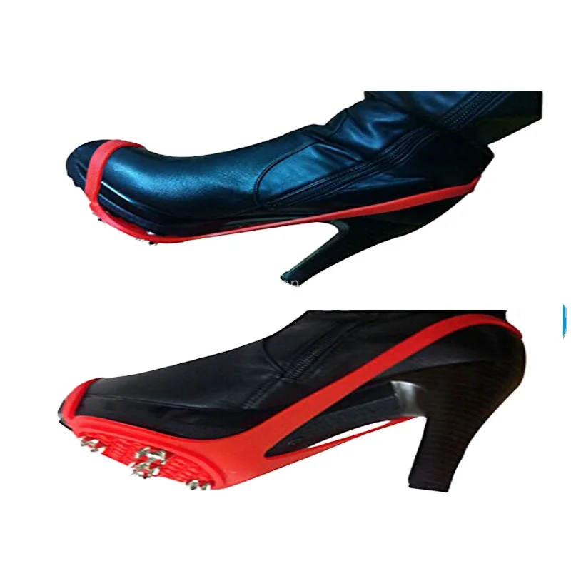 Hot Sale Durable Traction Cleats for Snow and Ice/Snow Grips for Shoes Black