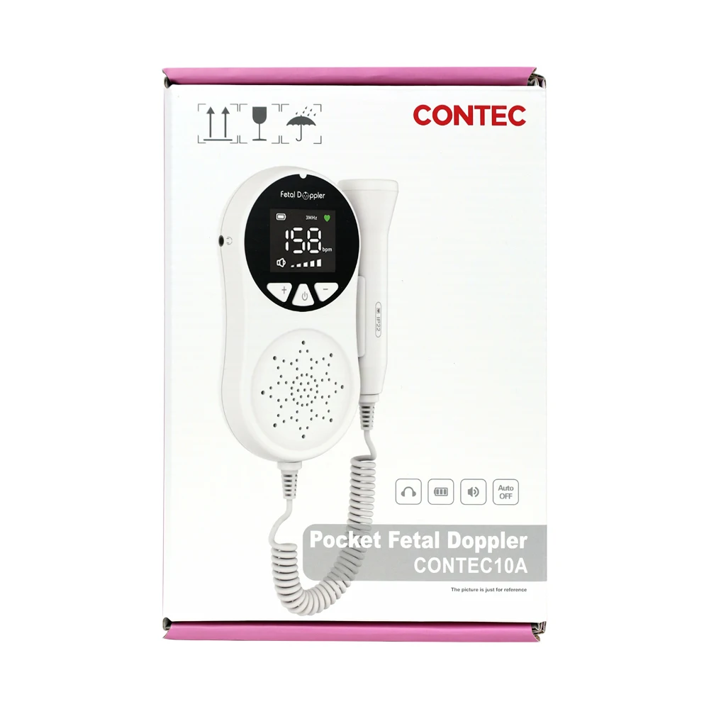 CONTEC10A fetal doppler rate baby heart rate monitor ultrasonic fetal doppler