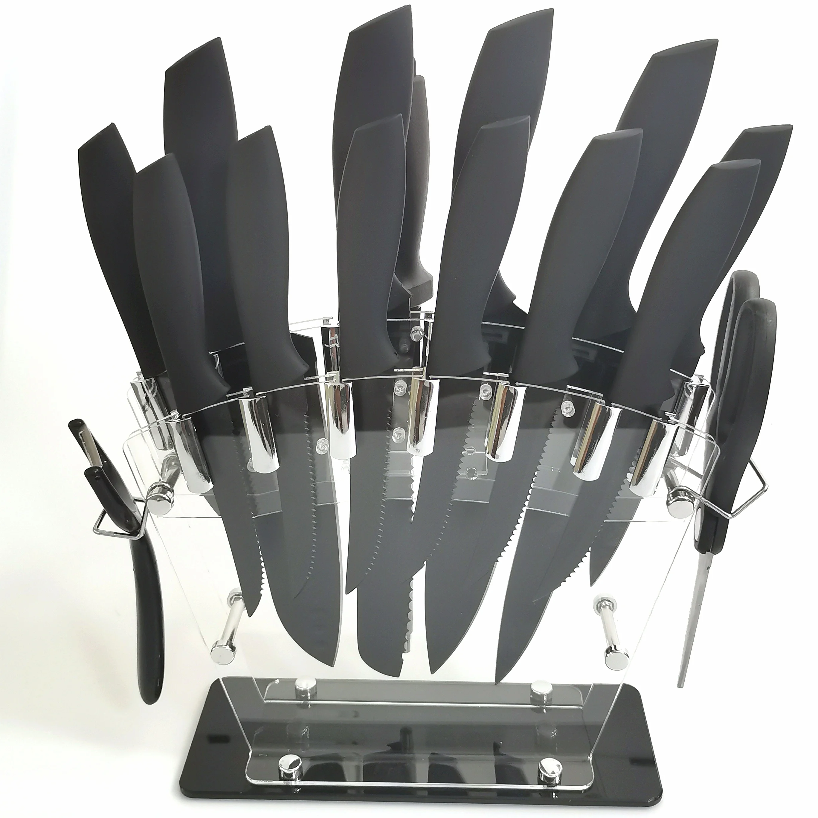 High-quality custom stainless steel kitchen knife set 16-piece kitchen knife set