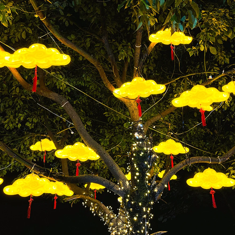 LED Cloud hanging tree Light landscape pendant project lighting IP65 waterproof garden hanging festive decorative lights