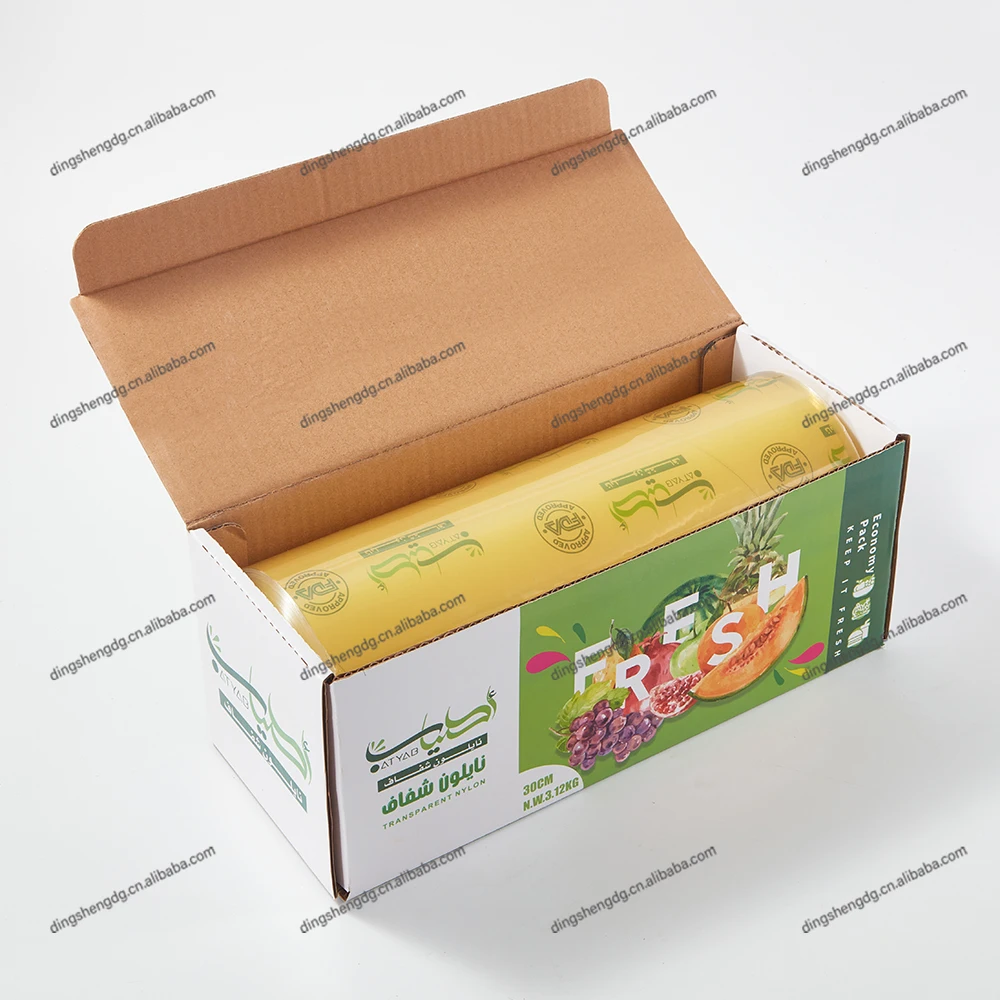 Wholesale Price Food Packing Food Grade PVC Cling Film Jumbo Roll Stretch Film Wrap Paper