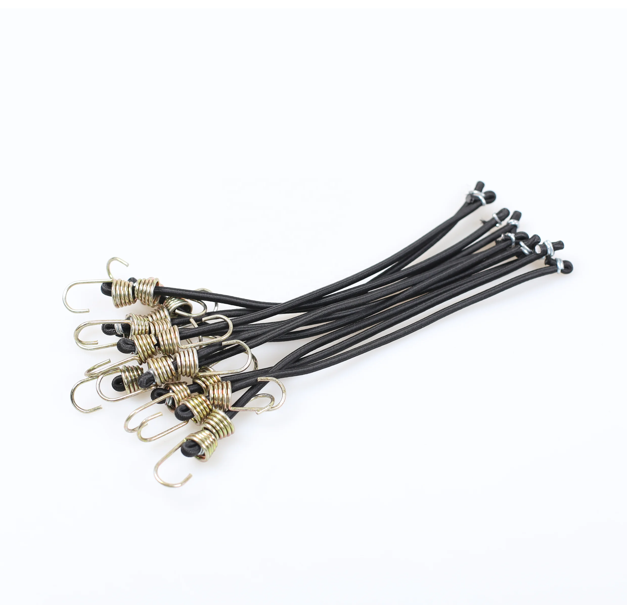 High Quality Heavy Duty Rubber Elastic Bungee Cords Rope With Carabiner Hooks