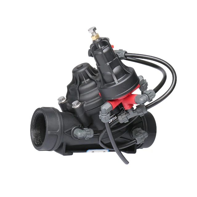DN 50 Drip Irrigation Bermad Hydraulic Control 24V/12V Plastic Solenoid Valve Manual Switch valve for irrigation
