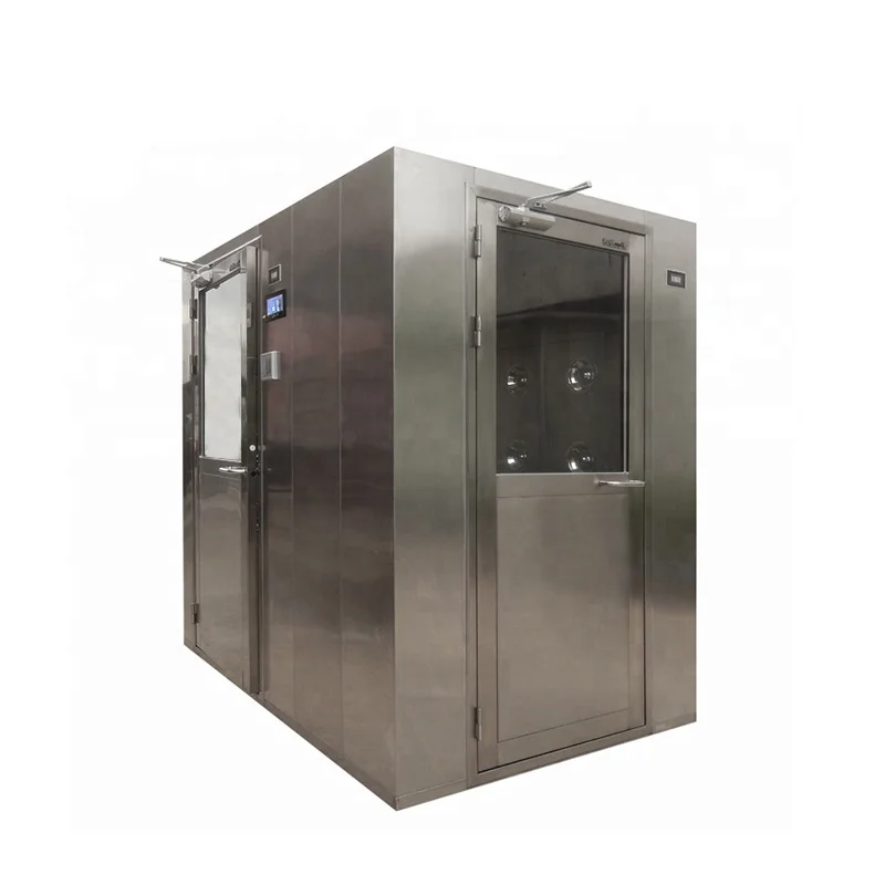 Customized Intelligent 12 nozzles Air Shower Room with Air Shower Machine of air shower clean room for one person