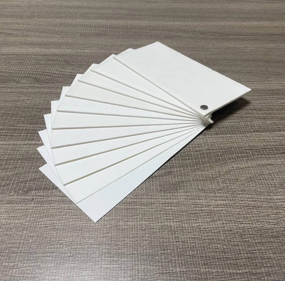 Qiang Qiang paper supplier Natural  White 1.6mm Printable  air freshener paper sheets for air freshener