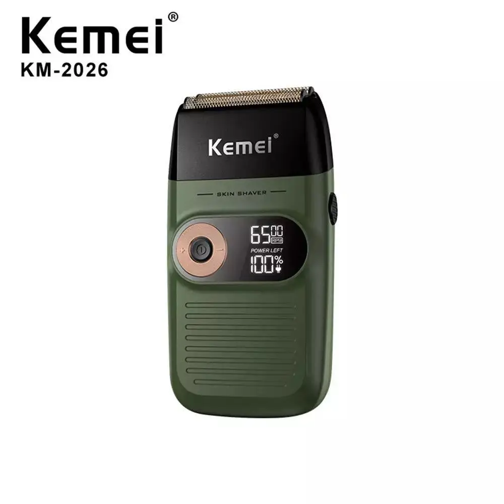 Professional hairdresser LCD digital display professional hairdresser Kemei 2026  hot selling professional barber
