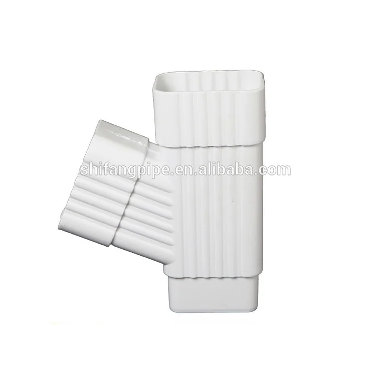 Housing Construction Roof Drainage System Downpipe Rain Gutter Accessories Pvc Downspout