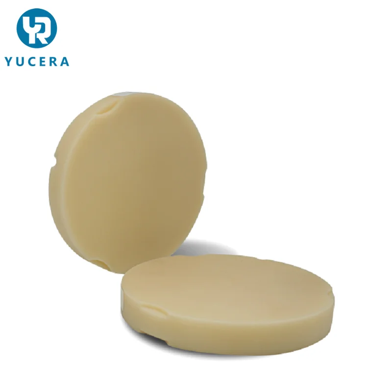 Yucera Cad Cam Стоматологическая фрезерная Однослойная PMMA пустая ацетальная акриловая смола для зубных протезов