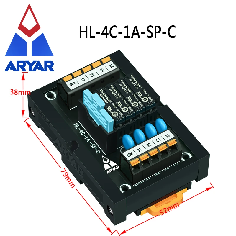 4 Channel APAN3112 12V 5A Relay Module Driver Output Amplifier PLC Board