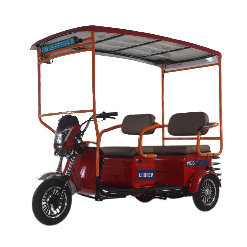 Hot sale electric tricycle 600W tricycles High quality  solar energy electric scooters for adults