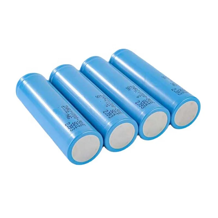 INR 21700 50E 5000 mAh Lithium Battery High Capacity Flashlight Battery 10A Continuous Discharge
