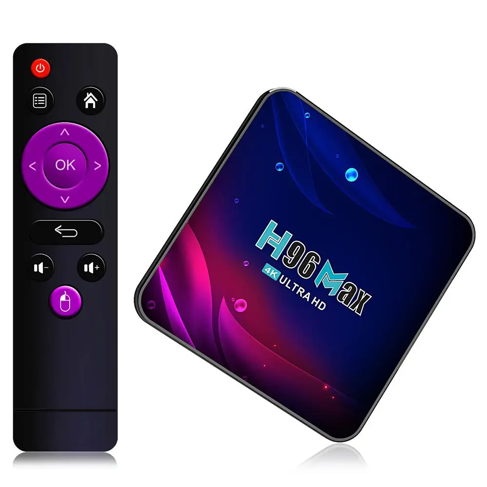 Cheapest Factory Supply Rockchip RK3318 H96 Max V11 RK3318 Quad Core 4K HD Smart Android 11.0 TV Box H96max RK3318 Ott Box