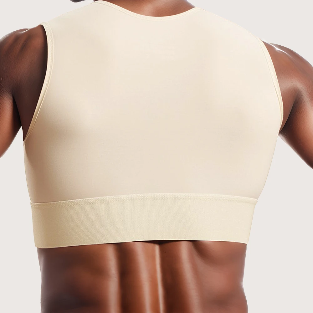 S-SHAPER Men Post Surgical Posture Improvement Slimming Body Shaper Shapewear Tops