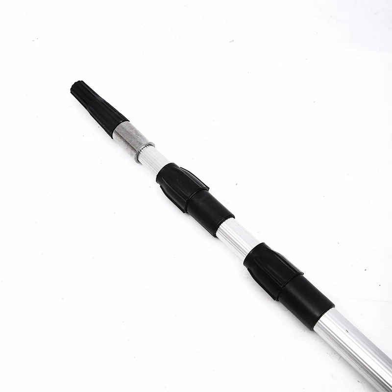 customized metal thread connector  paint roller Aluminum pole 2 sections 3meters extension pole