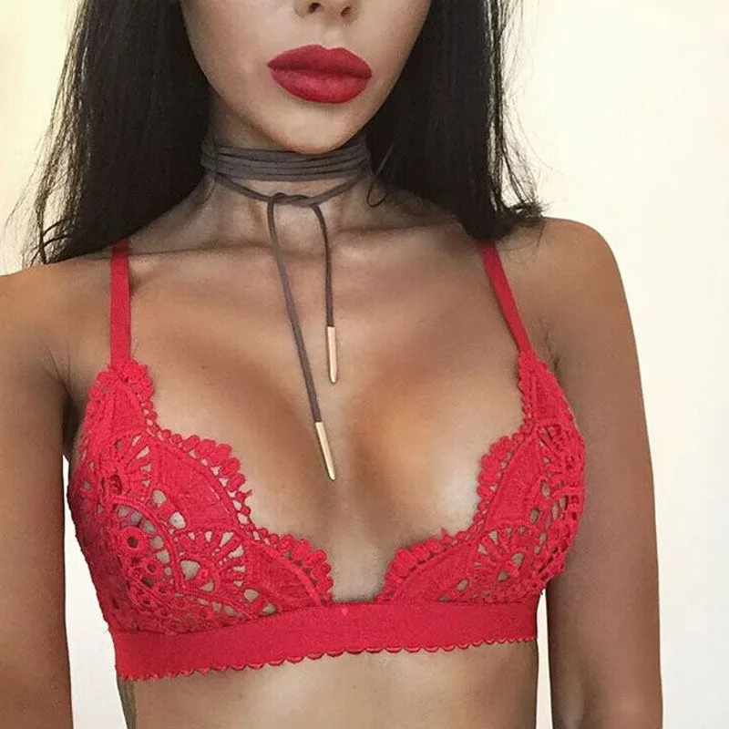 2022 Sexy Cotton Lace Bra Floral Bras Bralette For  Women bodysuit Lingerie BH Push Up Bra Fashion