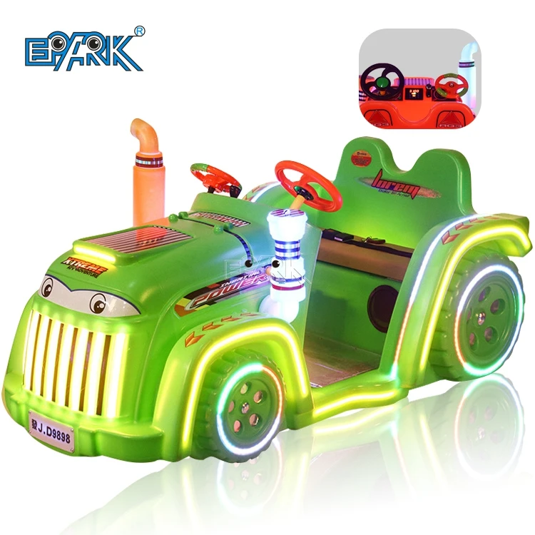 2022 New Electronic Coin Operated Roof Tractor Kids Battery Car For Outdoor Amusement Park