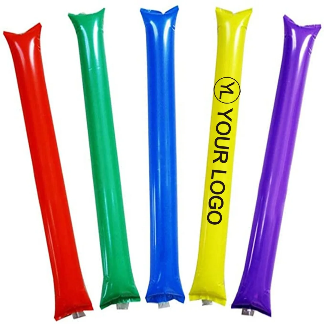 Custom LOGO Thickened PE Inflatable Noisemaker Cheering Thunder