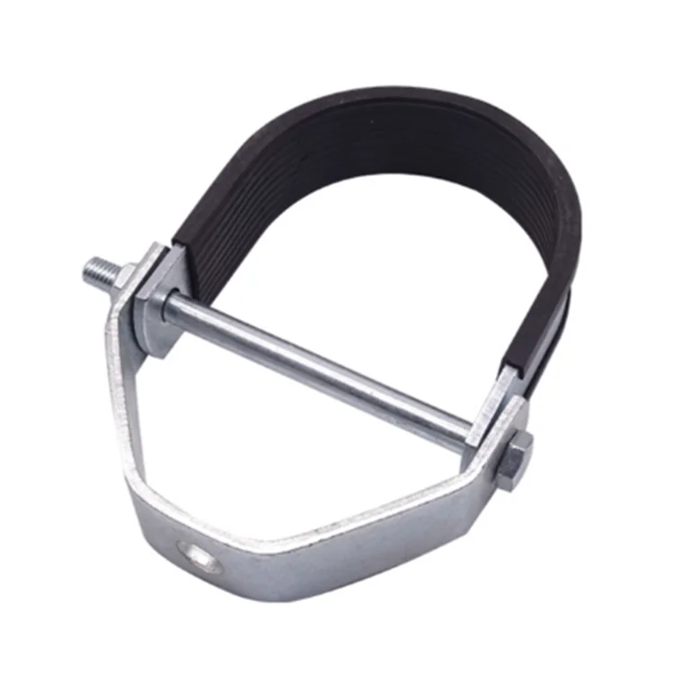 Quick Locking Pipe Clamps Spring Clip U Shape Galvanizing Seismic Support Pipes Standard