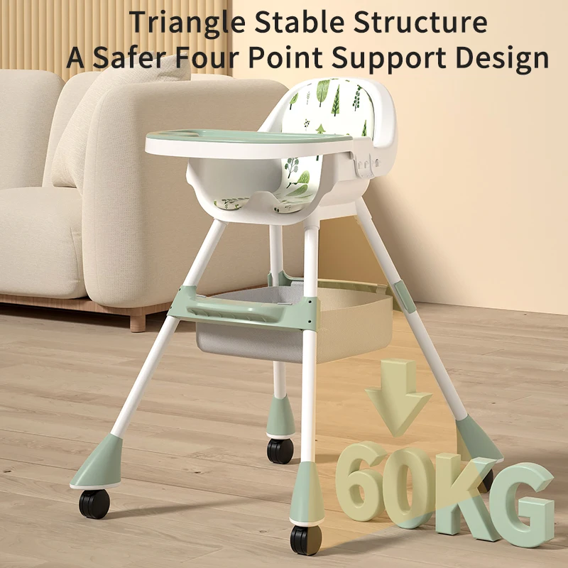 Multi-functional Folding Highchair Seat  Portable High Chair For baby dining chair baby feeding chair