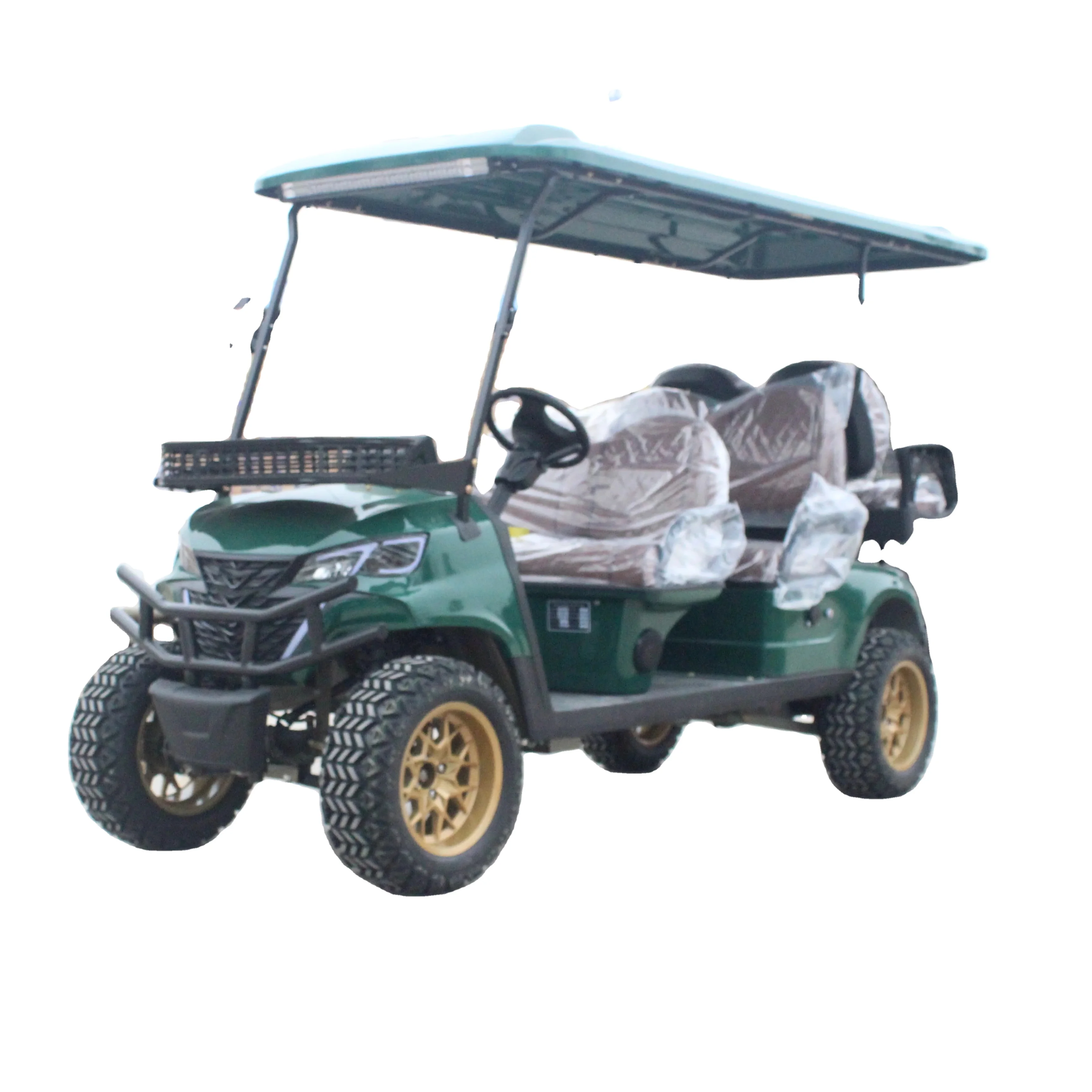 sharefer 4 seats off road electric golf cart 4-wheel lifted golf kart 4 passengers golf car 2+2 seater ATV