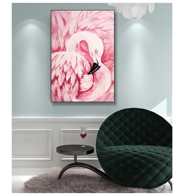Guanpai new Chinese modern light luxury abstract flowers and birds embroidery hanging paintings