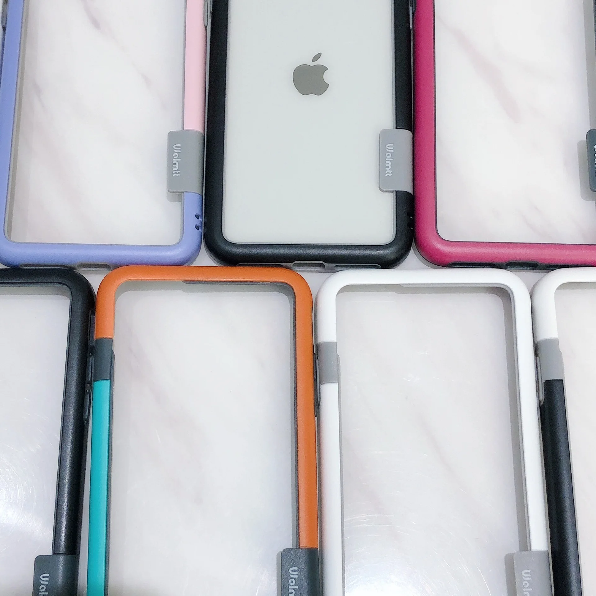Wholesaling And Retailing Unique Simple Contrast Border Phone Case For Iphone 11 12 13 Pro Max