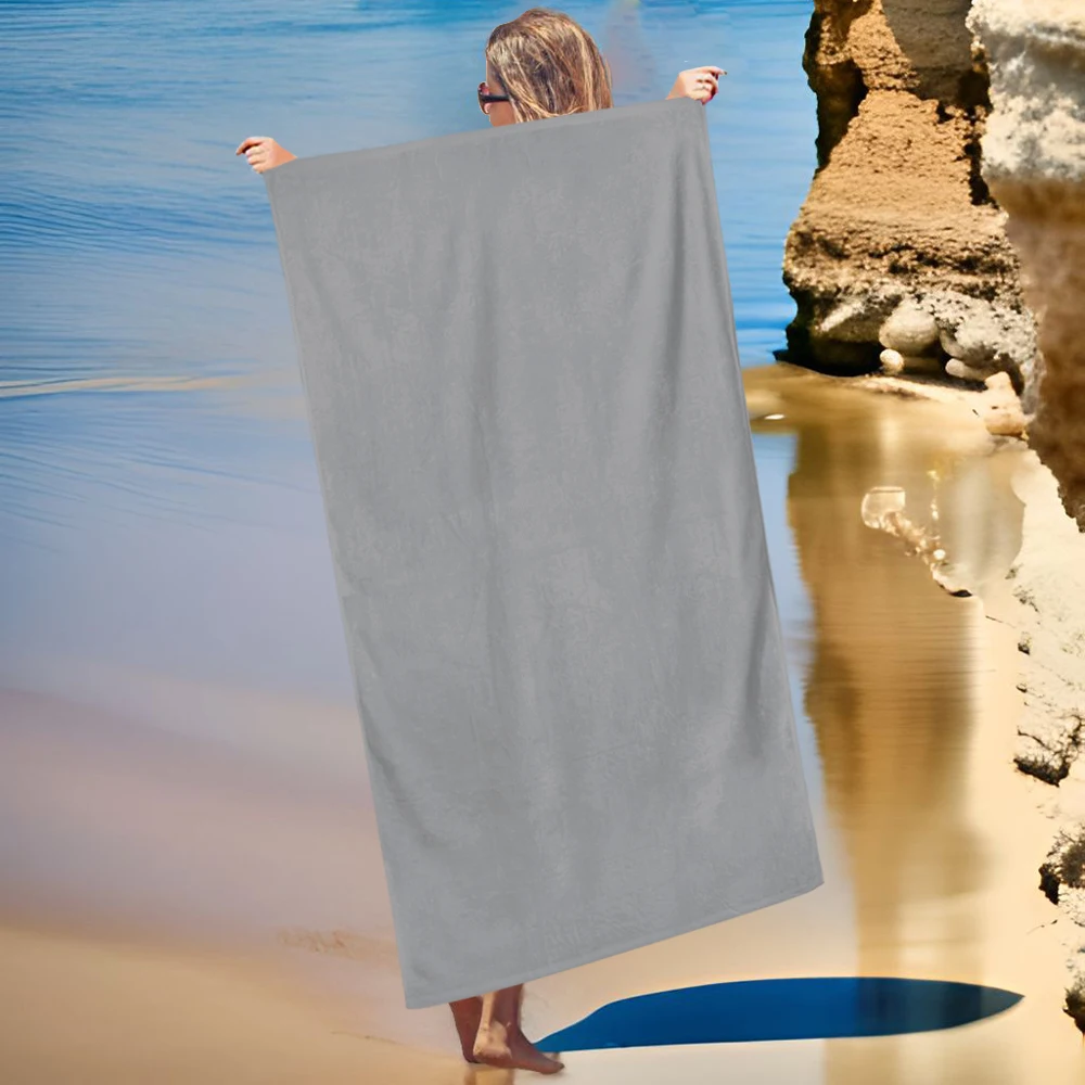 Custom Printed Quick,Dry Summer Microfiber Beach Towel Colorful Logo Custom Beach Towel/