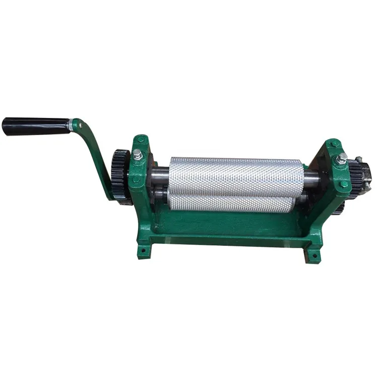 5.4mm Manual Flat Beeswax Foundation Press Roller Machine