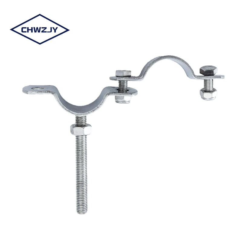 Attractive Price New Adjusting clamp with screw rod  stainless steel pole banding