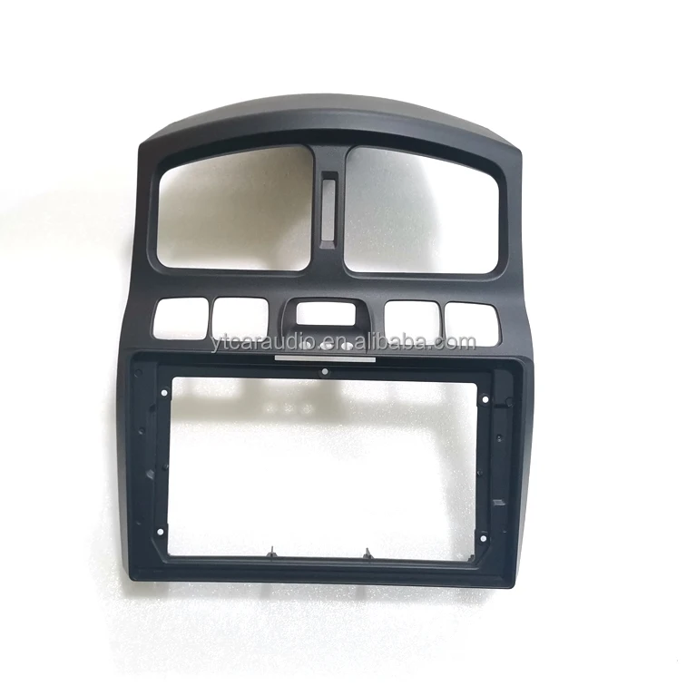 Car Audio 9 Big Screen Fascia Frame Adapter For HAWTAI Santa Fe 2Din Dash DVD Player Fitting Panel Frame Kit