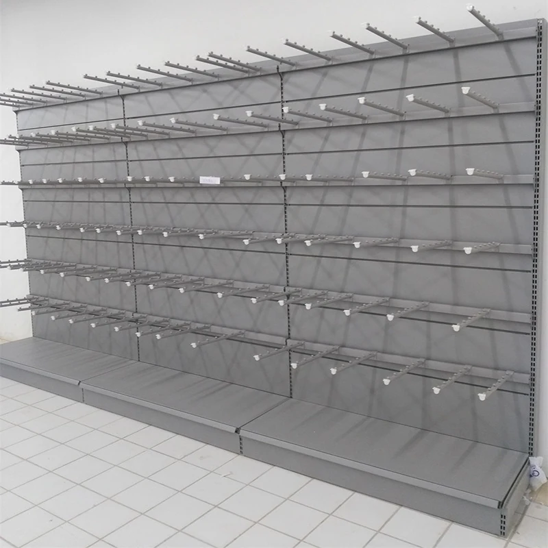 Adjustable Disassembled Mini Supermarket Gondola Shelving  For Sale Retail Display Rack Shelves
