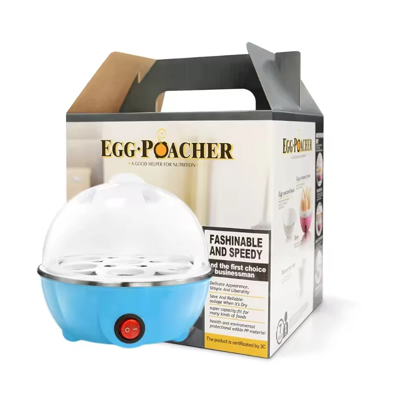 Smart Electric Egg Steamer  Mini Cooker With 7 Eggs Holding Capacity Electric  Boiler for Hard Boiled Eggs