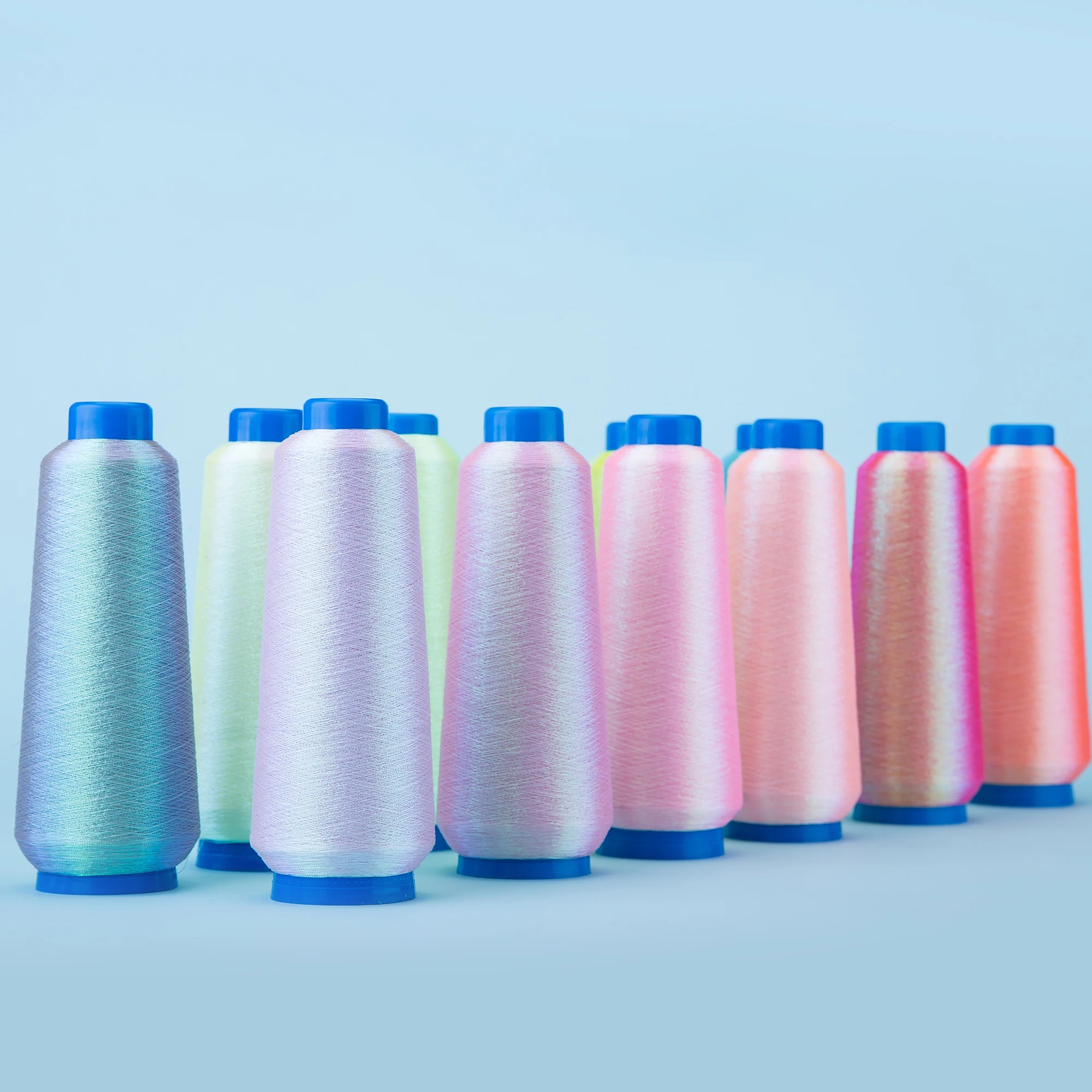 Светящаяся супер волшебная Фантазийная цветная металлическая пряжа для машинной вышивки JR 2022 типа