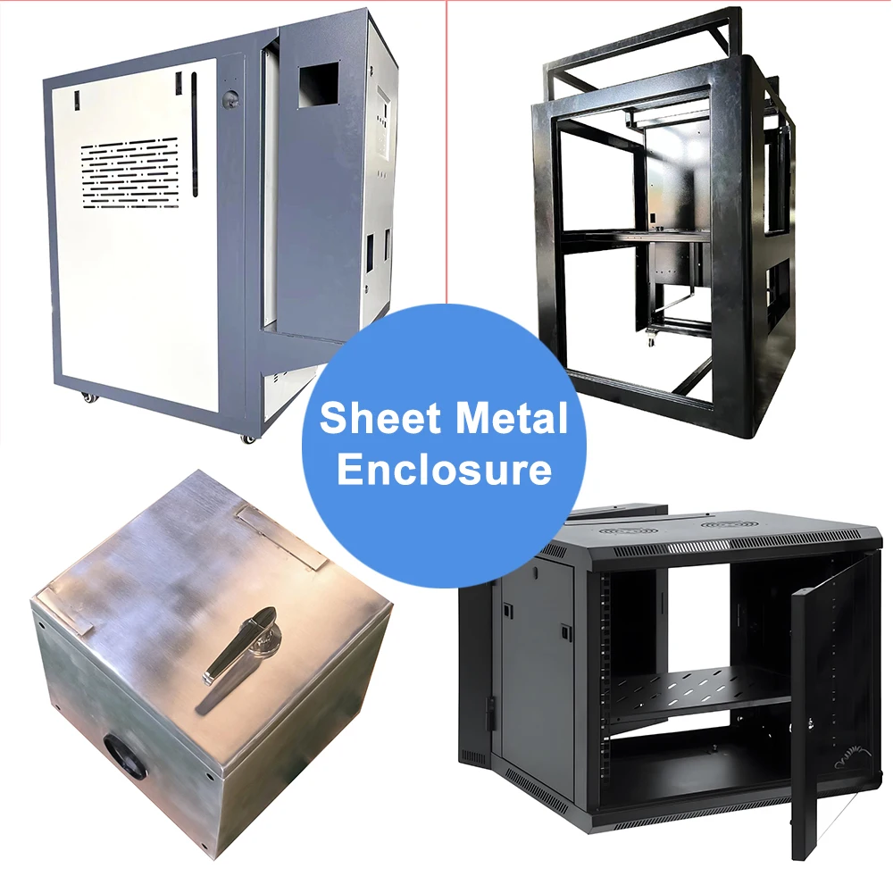 OEM high-grade customized chassis cabinet electrical box sheet metal box enclosure / laser cutting square tube bending service