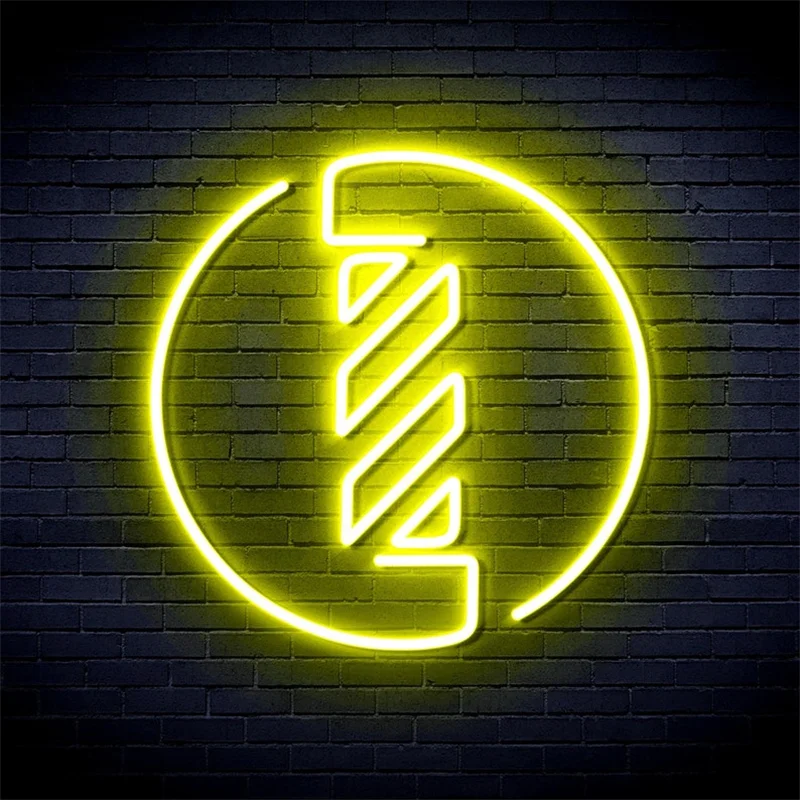 Barber Poles Neon Sign LED Light Party Club Restaurant Shop Bar Home Lamp USB Powered Atmospheric Wall Decor Gift
