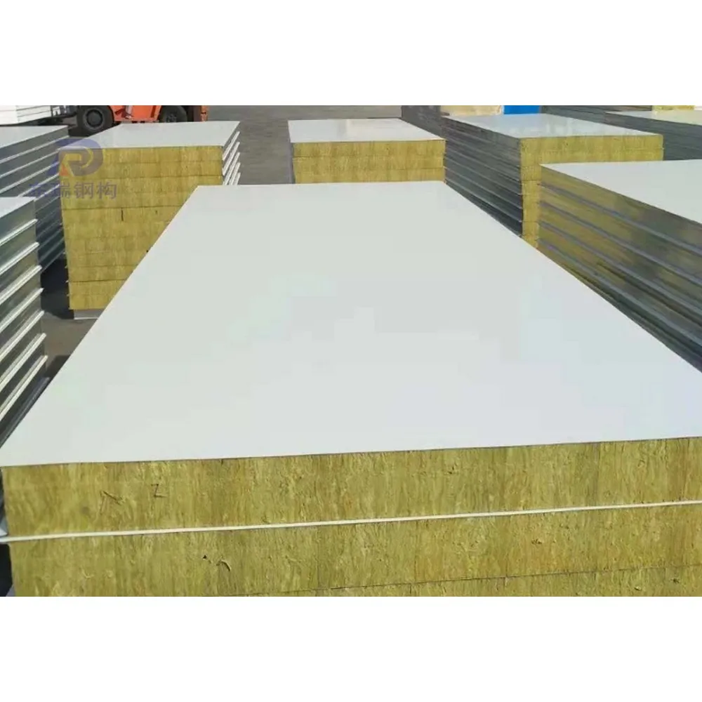 metal roof panels prefab rockwool/eps foam wall panels/boards