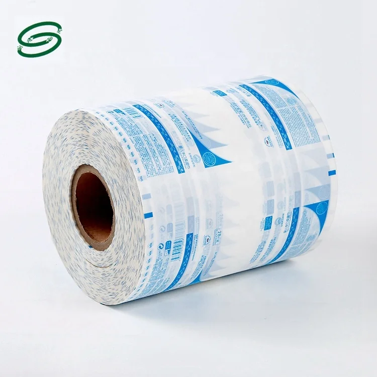 Wet Wipes Bag Packaging Custom Plastic Sealing Roll Film