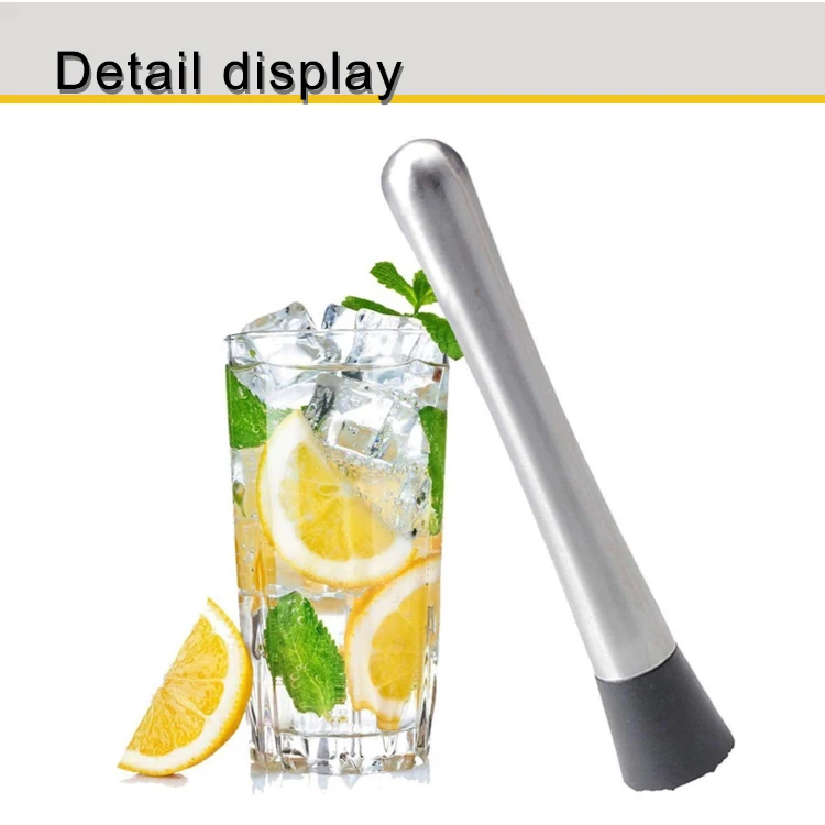 Beeman высококачественные барные инструменты мешалка для коктейлей Mojito Muddler из нержавеющей