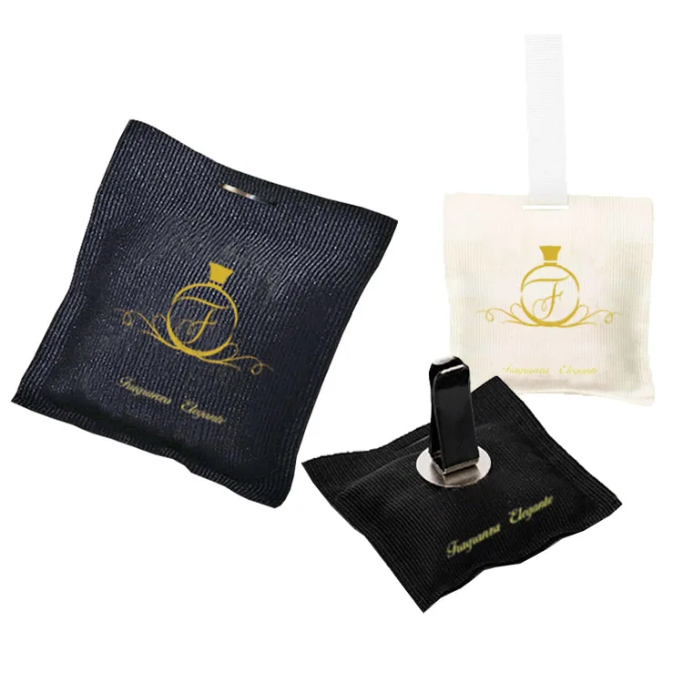Customized Promotional Hanging wardrobe scented sachet bag Auto air freshener sachet scented beads scented sachet for car