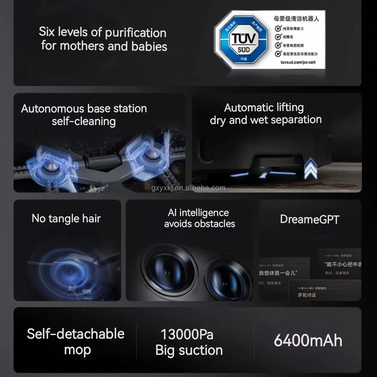 Робот-пылесос Dreame X40 Pro Ultra Aspiradora staubsauger