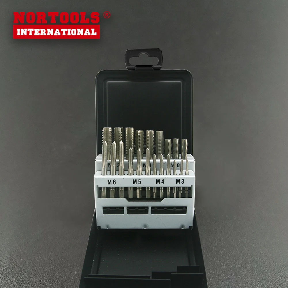 
High Quality HSS DIN352 21pcs Hand Taps Set 