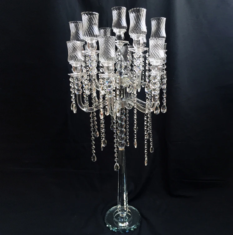 13 arms crystal candelabra for wedding table centerpieces MH-Z0076